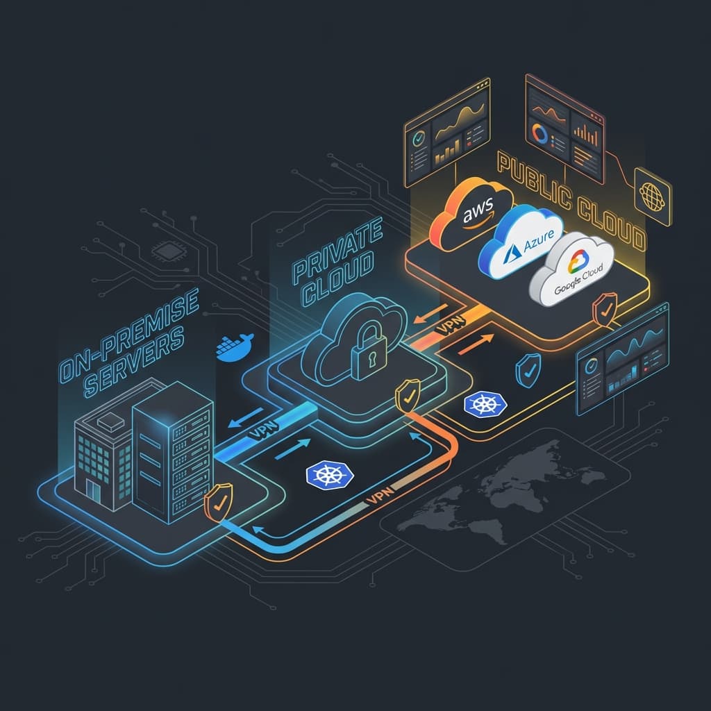 Infraestrutura Híbrida e Multi Cloud: Estratégias para Integrar Nuvens Públicas, Privadas e On-Premise de Forma Eficiente